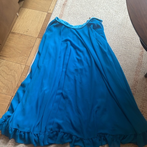 Mac Duggal Long-Sleeve High-Neck Mini Cape Dress Sz. 10 - Picture 7 of 7